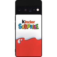 Coque Google Pixel 6 Pro - Silicone rigide noir Kinder Surprise