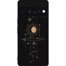 Coque Google Pixel 6 Pro - Silicone rigide noir Spring 23 astro
