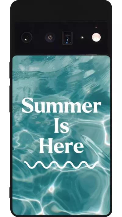 Coque Google Pixel 6 Pro - Silicone rigide noir Summer 2025 Summer is here