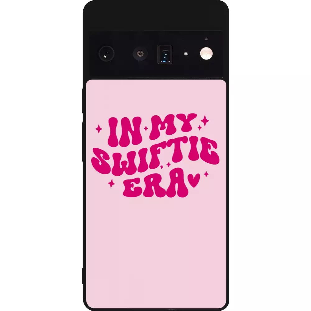 Coque Google Pixel 6 Pro - Silicone rigide noir Taylor Swift In My Swiftie Era - Pink