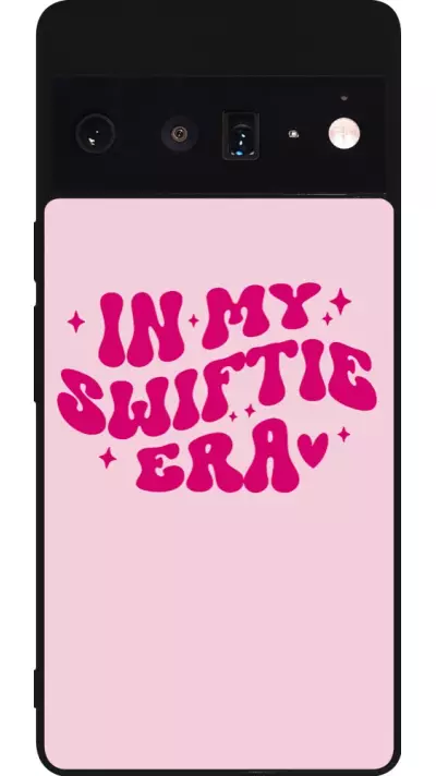 Coque Google Pixel 6 Pro - Silicone rigide noir Taylor Swift In My Swiftie Era - Pink