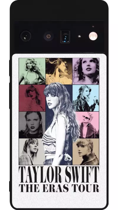 Coque Google Pixel 6 Pro - Silicone rigide noir Taylor Swift The Eras Tour