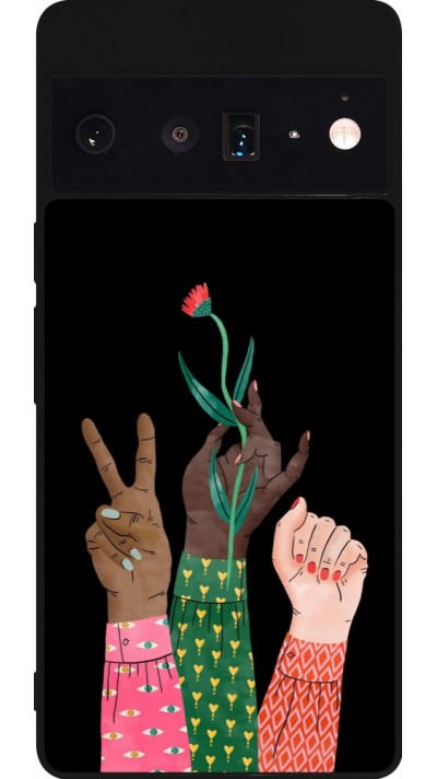 Coque Google Pixel 6 Pro - Silicone rigide noir Womens day 2026 2
