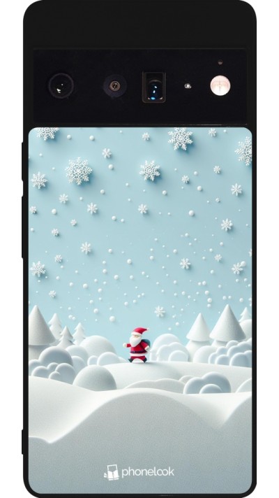 Google Pixel 6 Pro Case Hülle - Silikon schwarz Weihnachten 2023 Kleiner Vater Schneeflocke Google Pixel 6 Pro Case Hülle - Silikon schwarz Weihnachten 2023 Kleiner Vater Schneeflocke