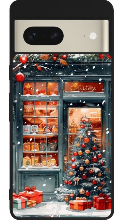 Google Pixel 7 Case Hülle - Silikon schwarz Christmas 25 Xmas Shop
