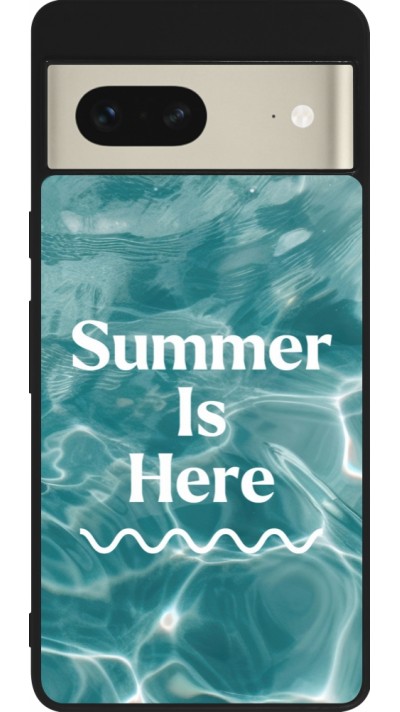 Google Pixel 7 Case Hülle - Silikon schwarz Summer 2025 Summer is here