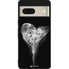 Google Pixel 7 Case Hülle - Silikon schwarz Valentine 2022 Black Smoke