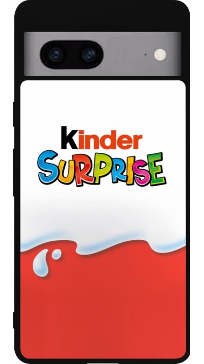 Google Pixel 7a Case Hülle - Silikon schwarz Kinder Surprise Google Pixel 7a Case Hülle - Silikon schwarz Kinder Surprise