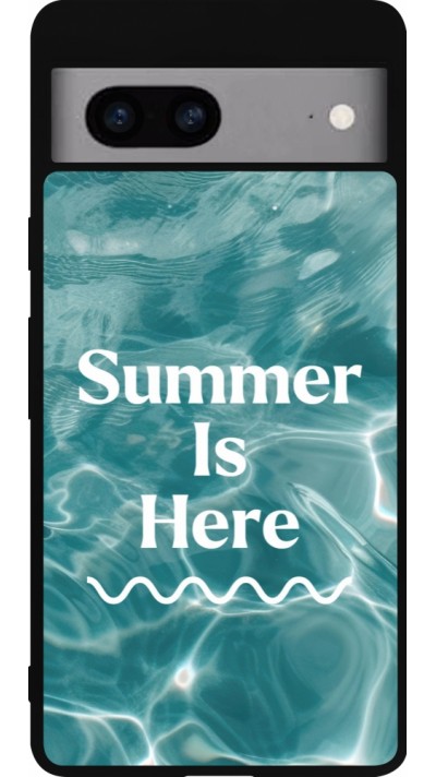 Google Pixel 7a Case Hülle - Silikon schwarz Summer 2025 Summer is here