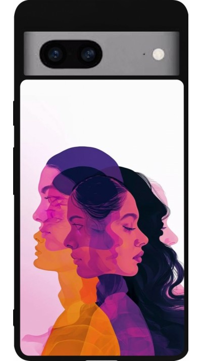 Google Pixel 7a Case Hülle - Silikon schwarz Womens day 2026 10