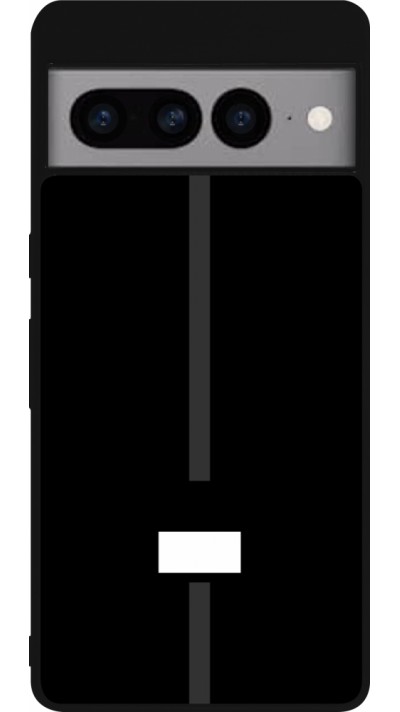 Coque Google Pixel 7 Pro - Silicone rigide noir Canton FR noir