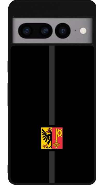 Coque Google Pixel 7 Pro - Silicone rigide noir Canton GE noir