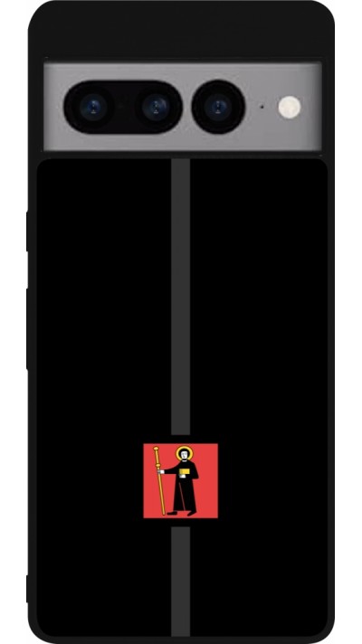 Coque Google Pixel 7 Pro - Silicone rigide noir Canton GL noir