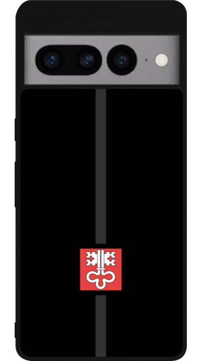 Coque Google Pixel 7 Pro - Silicone rigide noir Canton NW noir