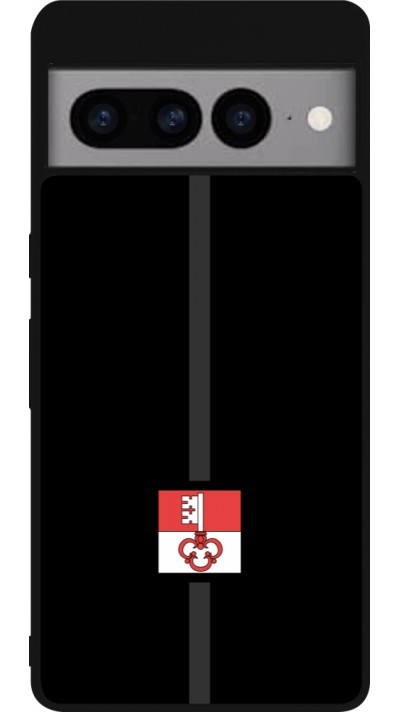 Coque Google Pixel 7 Pro - Silicone rigide noir Canton OW noir