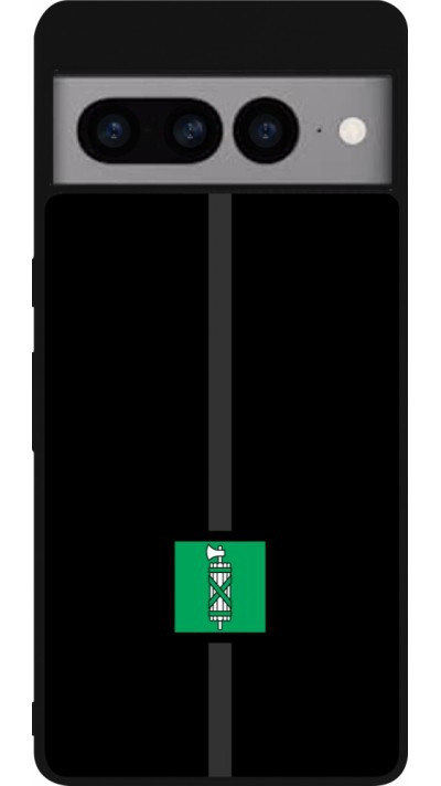 Coque Google Pixel 7 Pro - Silicone rigide noir Canton SG noir