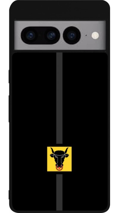 Coque Google Pixel 7 Pro - Silicone rigide noir Canton UR noir