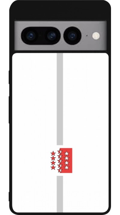 Coque Google Pixel 7 Pro - Silicone rigide noir Canton VS blanc