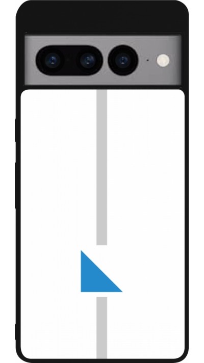 Coque Google Pixel 7 Pro - Silicone rigide noir Canton ZH blanc