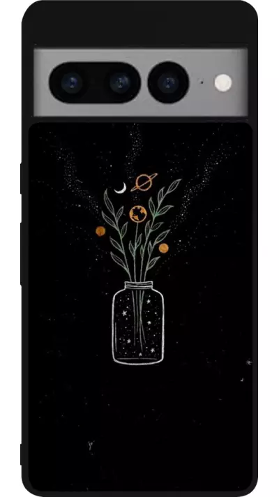 Coque Google Pixel 7 Pro - Silicone rigide noir Vase black