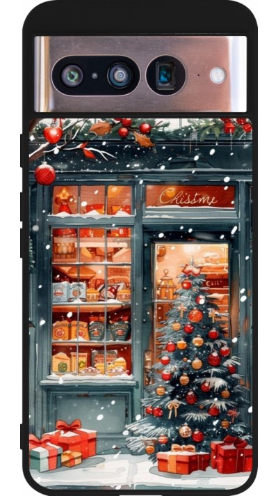 Google Pixel 8 Case Hülle - Silikon schwarz Christmas 25 Xmas Shop