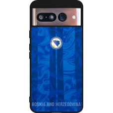 Coque Google Pixel 8 - Silicone rigide noir Maillot de football Bosnie-Herzégovine 2026 personnalisable
