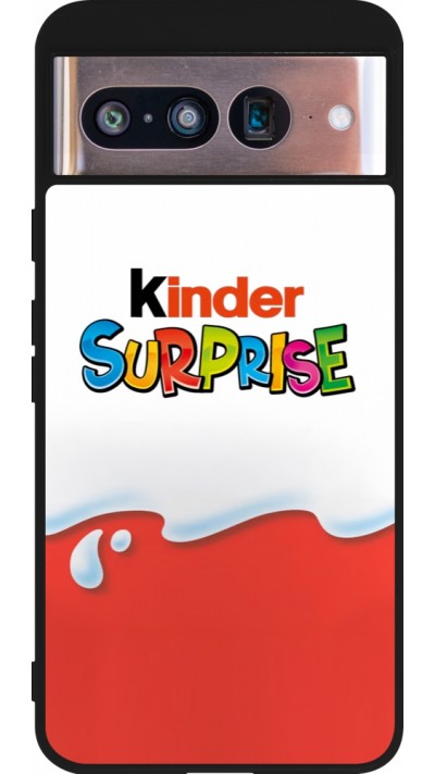 Google Pixel 8 Case Hülle - Silikon schwarz Kinder Surprise Google Pixel 8 Case Hülle - Silikon schwarz Kinder Surprise