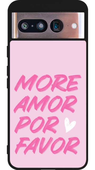Google Pixel 8 Case Hülle - Silikon schwarz More amor porfavor Google Pixel 8 Case Hülle - Silikon schwarz More amor porfavor