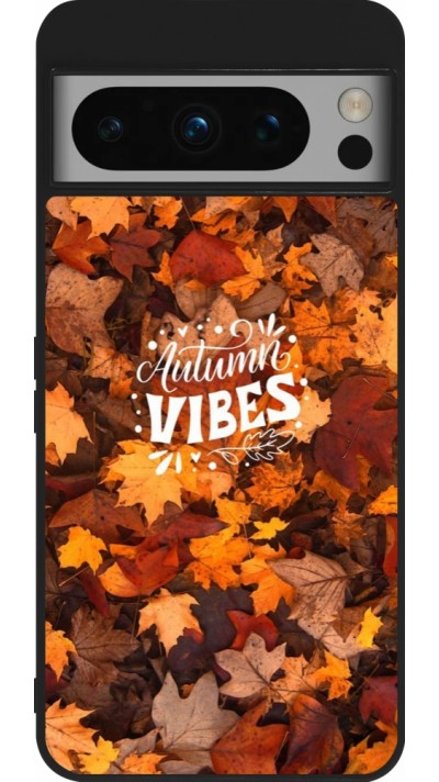 Coque Google Pixel 8 Pro - Silicone rigide noir Autumn 25 Autumn vibes