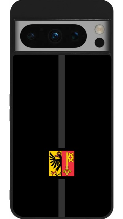Coque Google Pixel 8 Pro - Silicone rigide noir Canton GE noir