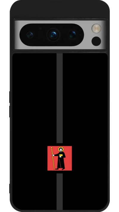 Coque Google Pixel 8 Pro - Silicone rigide noir Canton GL noir