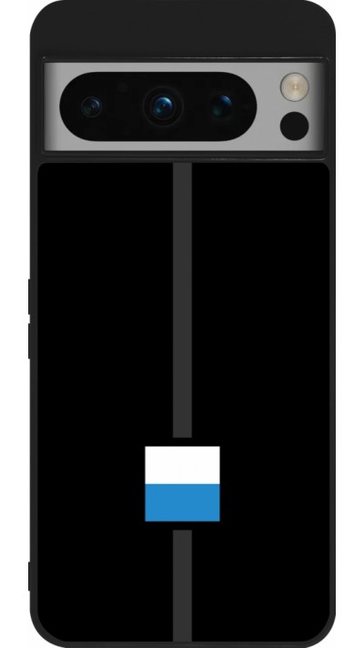 Coque Google Pixel 8 Pro - Silicone rigide noir Canton LU noir