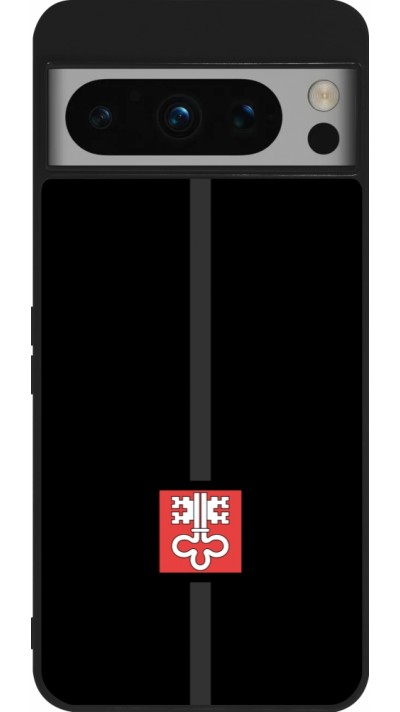 Coque Google Pixel 8 Pro - Silicone rigide noir Canton NW noir