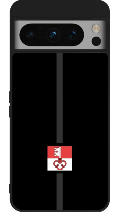 Coque Google Pixel 8 Pro - Silicone rigide noir Canton OW noir