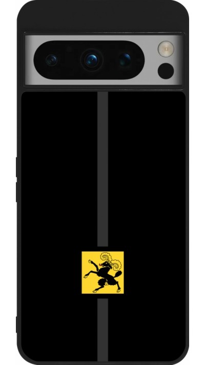 Coque Google Pixel 8 Pro - Silicone rigide noir Canton SH noir