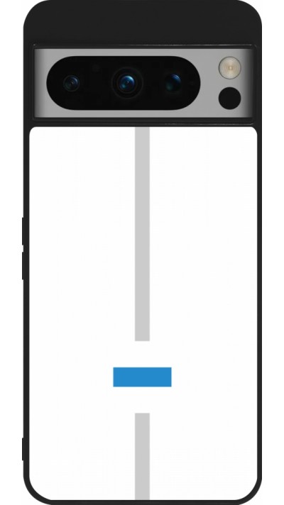 Coque Google Pixel 8 Pro - Silicone rigide noir Canton ZG blanc