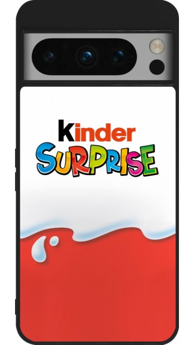 Google Pixel 8 Pro Case Hülle - Silikon schwarz Kinder Surprise Google Pixel 8 Pro Case Hülle - Silikon schwarz Kinder Surprise