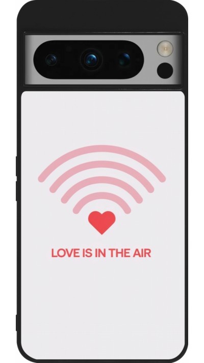 Coque Google Pixel 8 Pro - Silicone rigide noir Saint Valentines Day 26 Love is in the air