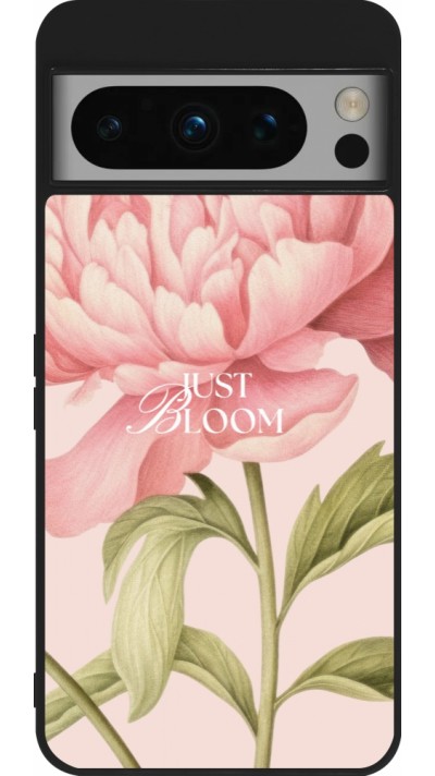 Coque Google Pixel 8 Pro - Silicone rigide noir Just Bloom Spring 2026