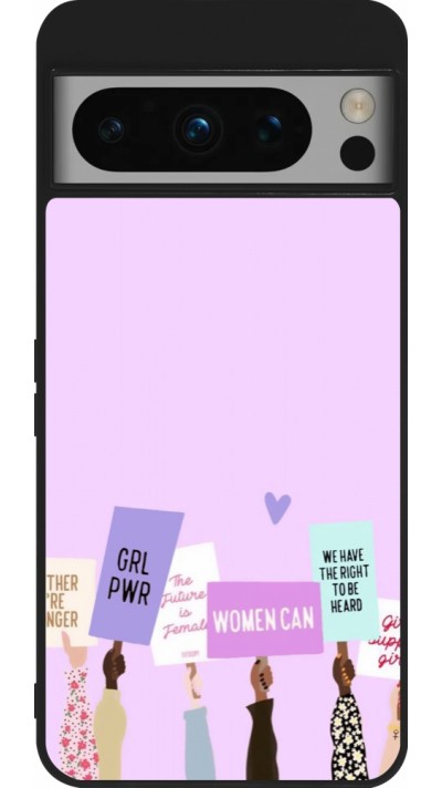 Google Pixel 8 Pro Case Hülle - Silikon schwarz Womens day 2026 9