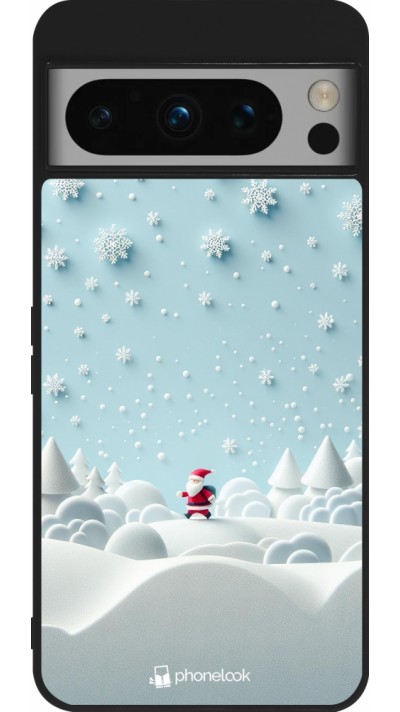 Google Pixel 8 Pro Case Hülle - Silikon schwarz Weihnachten 2023 Kleiner Vater Schneeflocke Google Pixel 8 Pro Case Hülle - Silikon schwarz Weihnachten 2023 Kleiner Vater Schneeflocke
