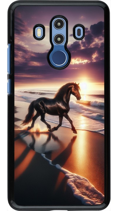 Coque Huawei Mate 10 Pro - Cheval majestueux plage