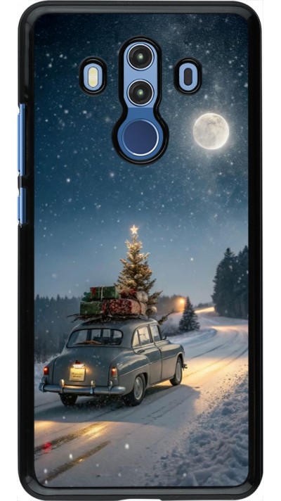 Huawei Mate 10 Pro Case Hülle - Christmas 25 Car with Tree Xmas