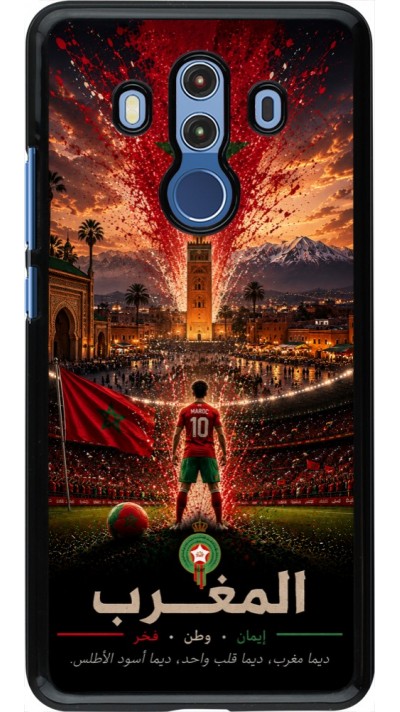 Coque Huawei Mate 10 Pro - Football Maroc splash 2026