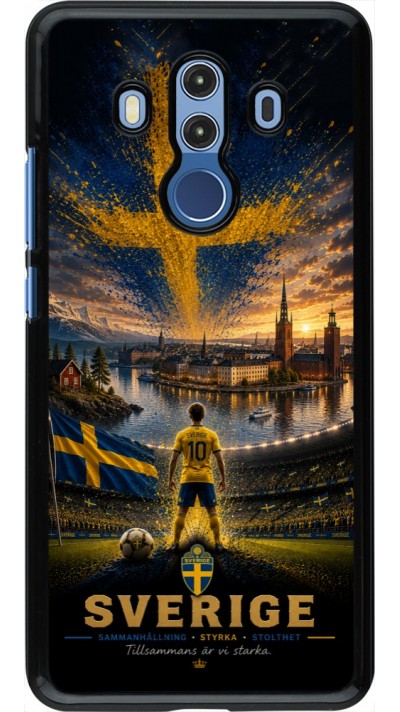 Coque Huawei Mate 10 Pro - Football Suède splash 2026