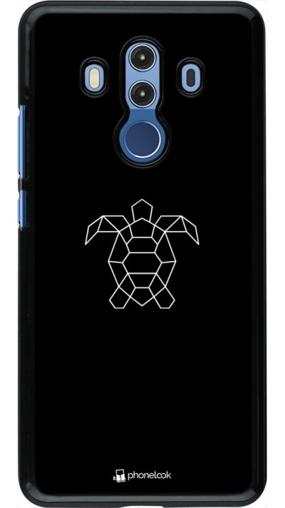 Hülle Huawei Mate 10 Pro - Turtles lines on black Hülle Huawei Mate 10 Pro - Turtles lines on black