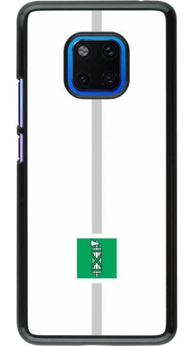 Coque Huawei Mate 20 Pro - Canton SG blanc