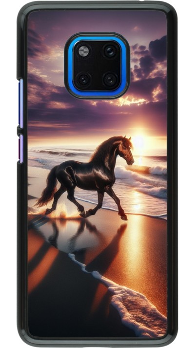 Coque Huawei Mate 20 Pro - Cheval majestueux plage