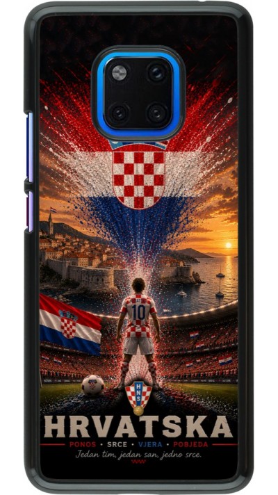 Coque Huawei Mate 20 Pro - Football Croatie splash 2026