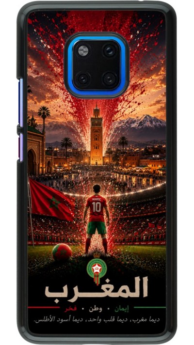 Coque Huawei Mate 20 Pro - Football Maroc splash 2026